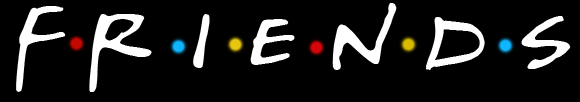 Надпись друзья из сериала