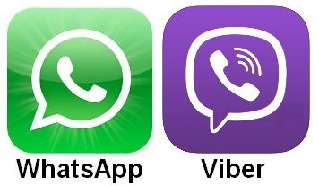 Значок Viber и WHATSAPP