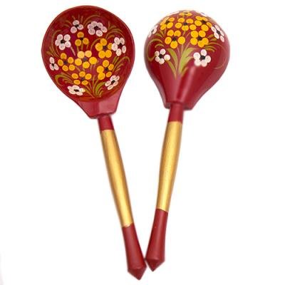 Дети с музыкальными ложками