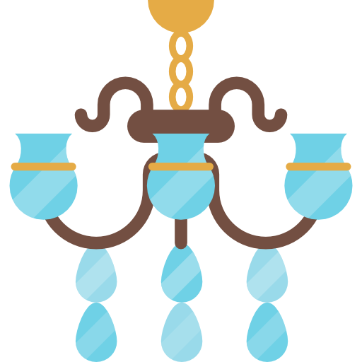 Люстра для детей на прозрачном фоне