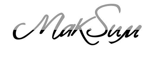 Красивая надпись Максим