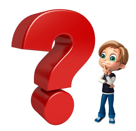 Знак вопроса для детей