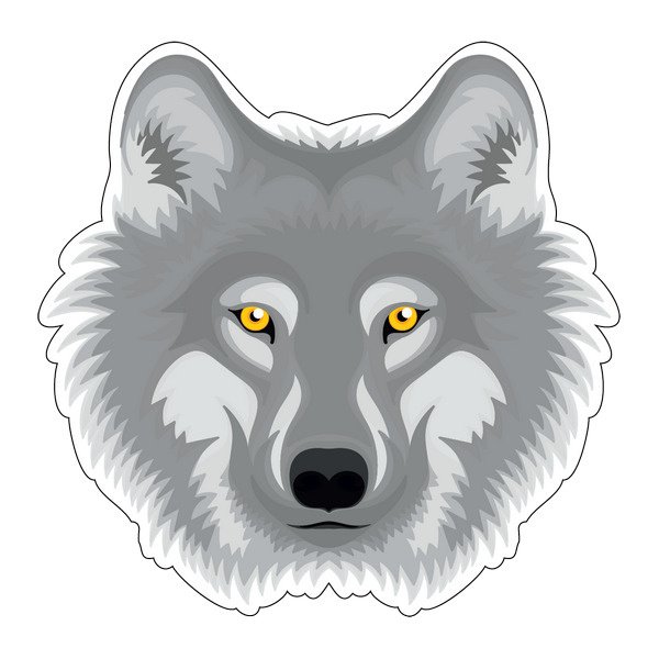 Морда волка для детей