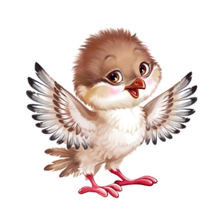 Воробушек для детей