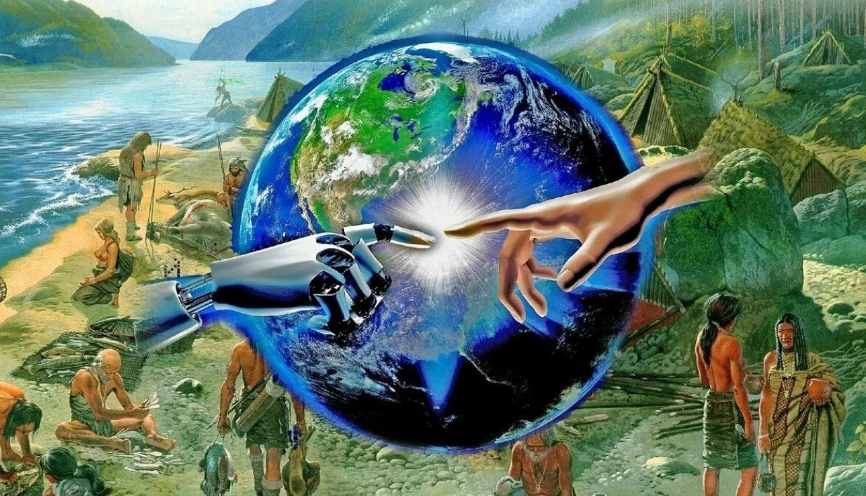Стал мир. Человечество в будущем. Научно-технический Прогресс. Современная цивилизация. Земная цивилизация.