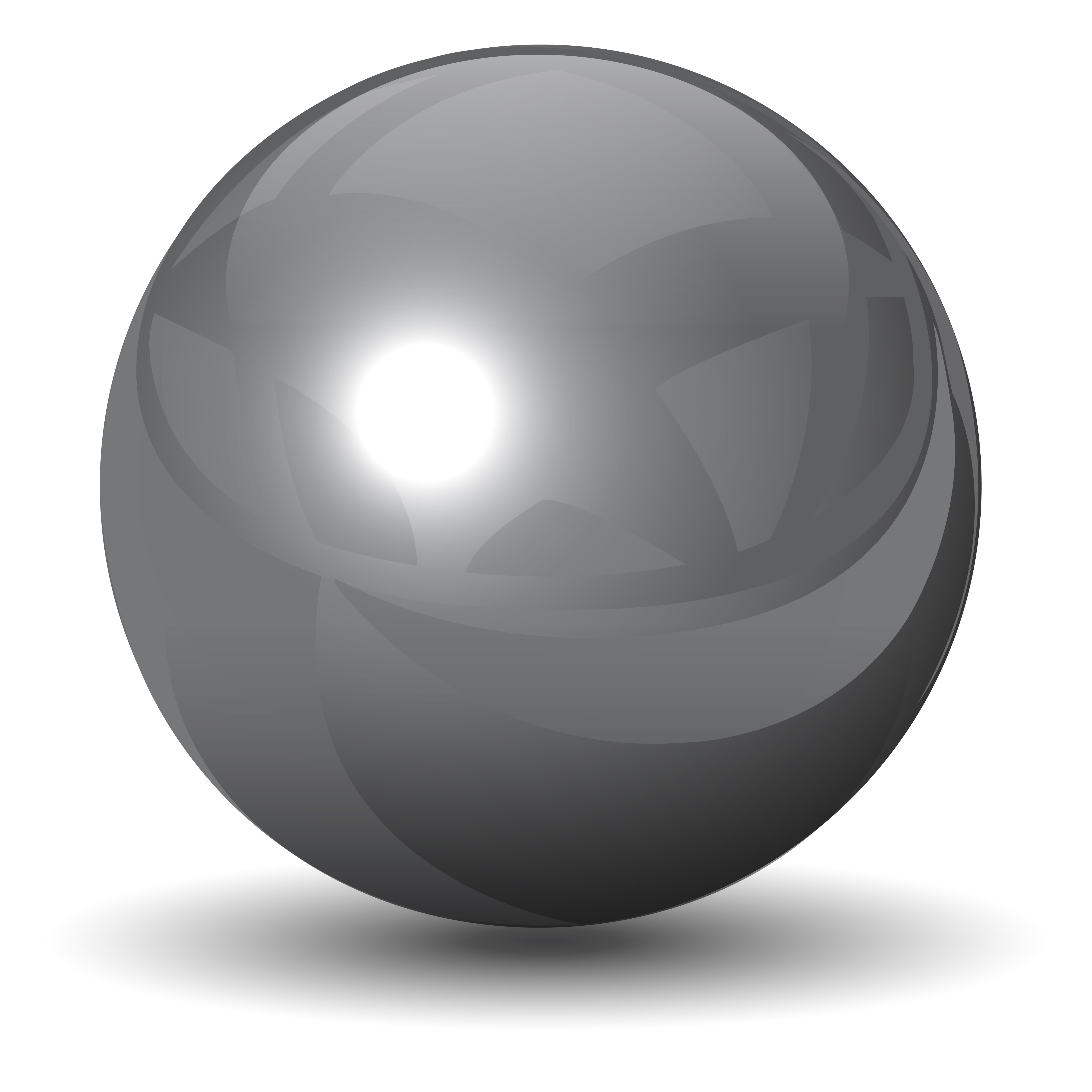 Металлический шар. Хромированный металлический шар. Металлическая сфера. Серебряный металлический шарик.