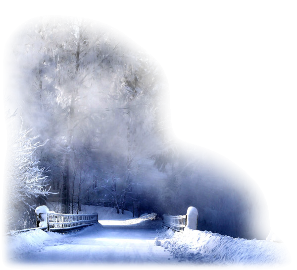 Зимняя Метелица на прозрачном фоне