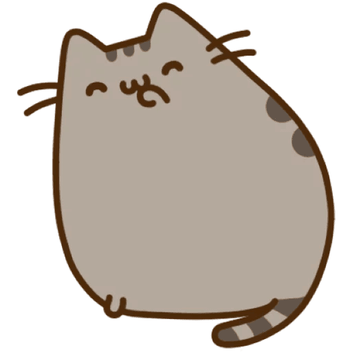 Мультяшные котики Стикеры