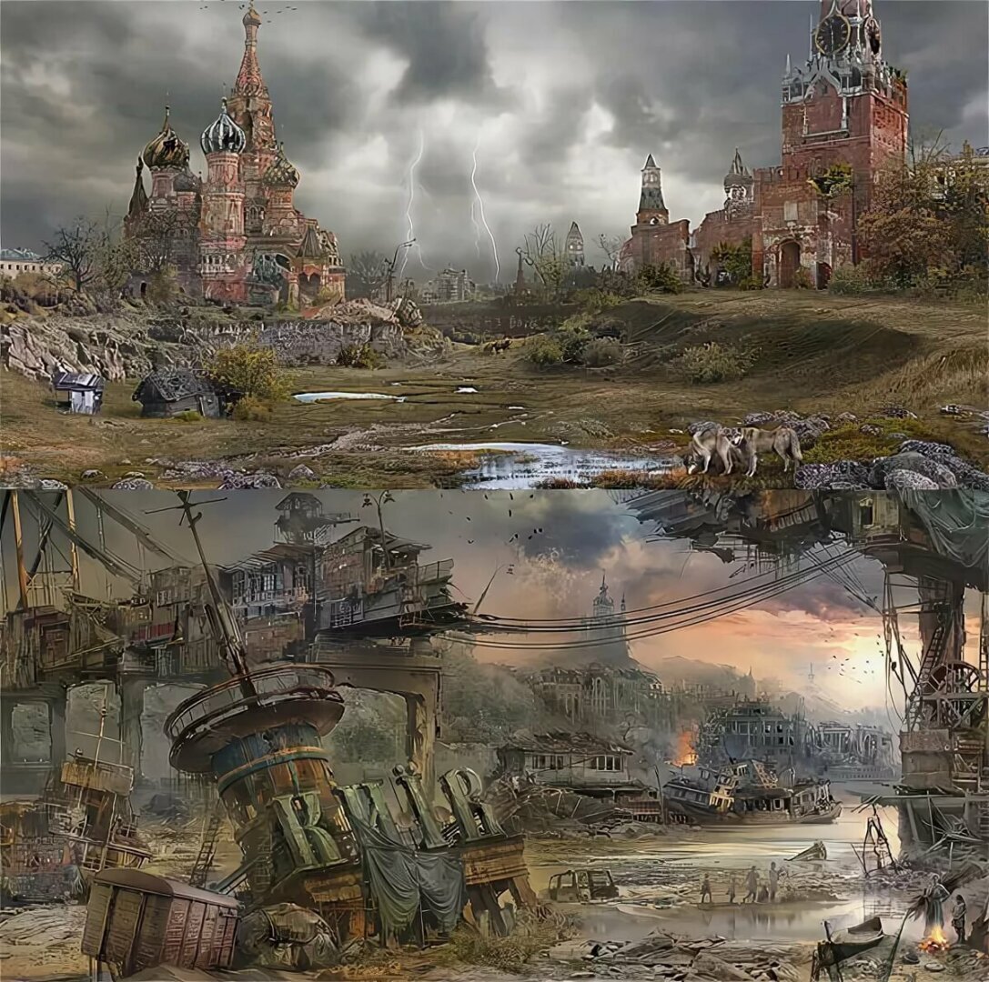 Окружающий мир после великой войны. Постапокалиптическая Москва Metro 2033.