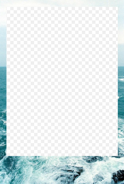 Рамка море вертикальная