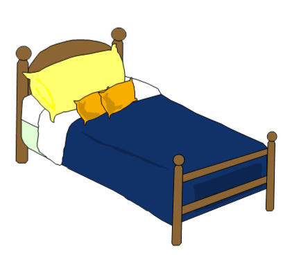 Кровать без фона