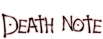 Как будет по английски умер. Тетрадь смерти лого. Death Note надпись. Надпись Death Note без фона. Death Note надпись на прозрачном фоне.