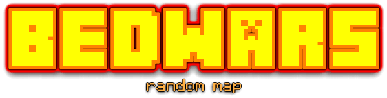 Надпись Bed Wars для фотошопа без фона