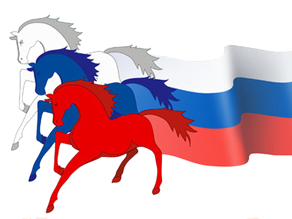 Символ россии называют триколором 4 буквы. Флаг России лошади. Флаг России в виде коней. Лошади в цвет российского флага. Кони Триколор Россия.