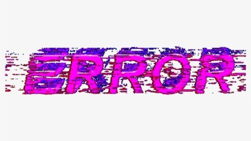 Надпись Error без фона