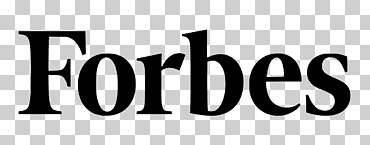 Форбс логотип белый