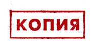 Штамп «копия»