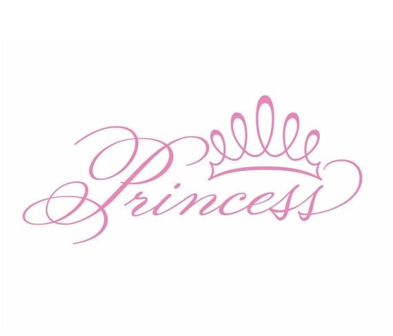 Тату принцесса надпись