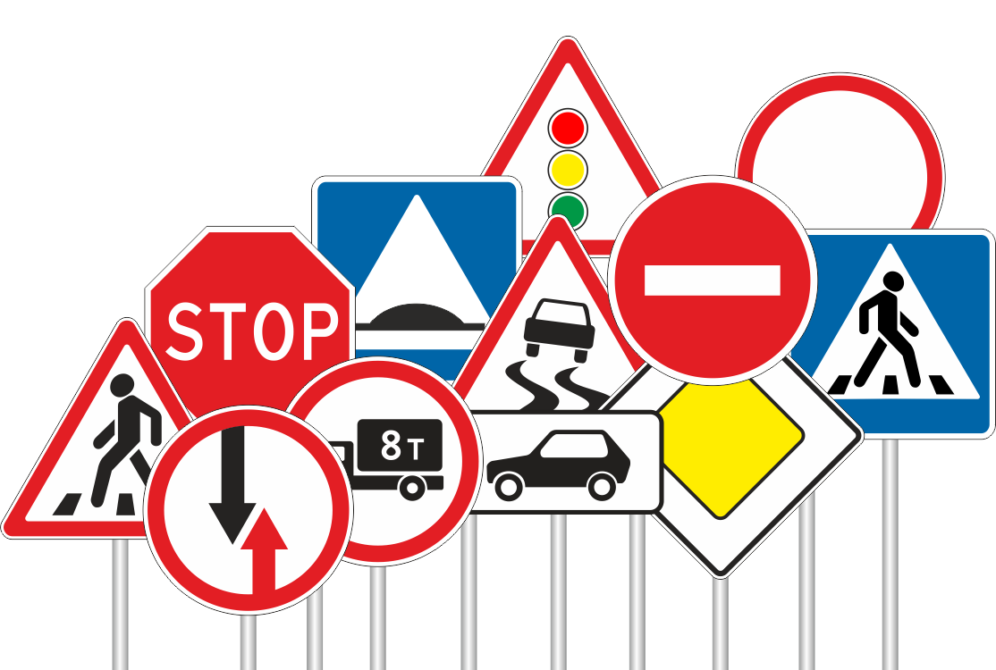 Картинка дорожные знаки на прозрачном фоне
