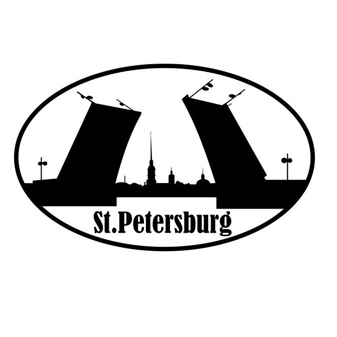 Разводные мосты в Санкт-Петербурге лого. Символы СПБ. Символ Питера. Силуэт Питера.