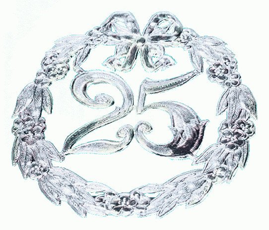 25 Лет серебряная свадьба надпись