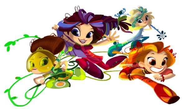 Сказочный патруль на белом фоне