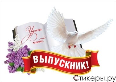 Удачи тебе выпускник на прозрачном фоне