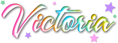 Красивая надпись имени Виктория