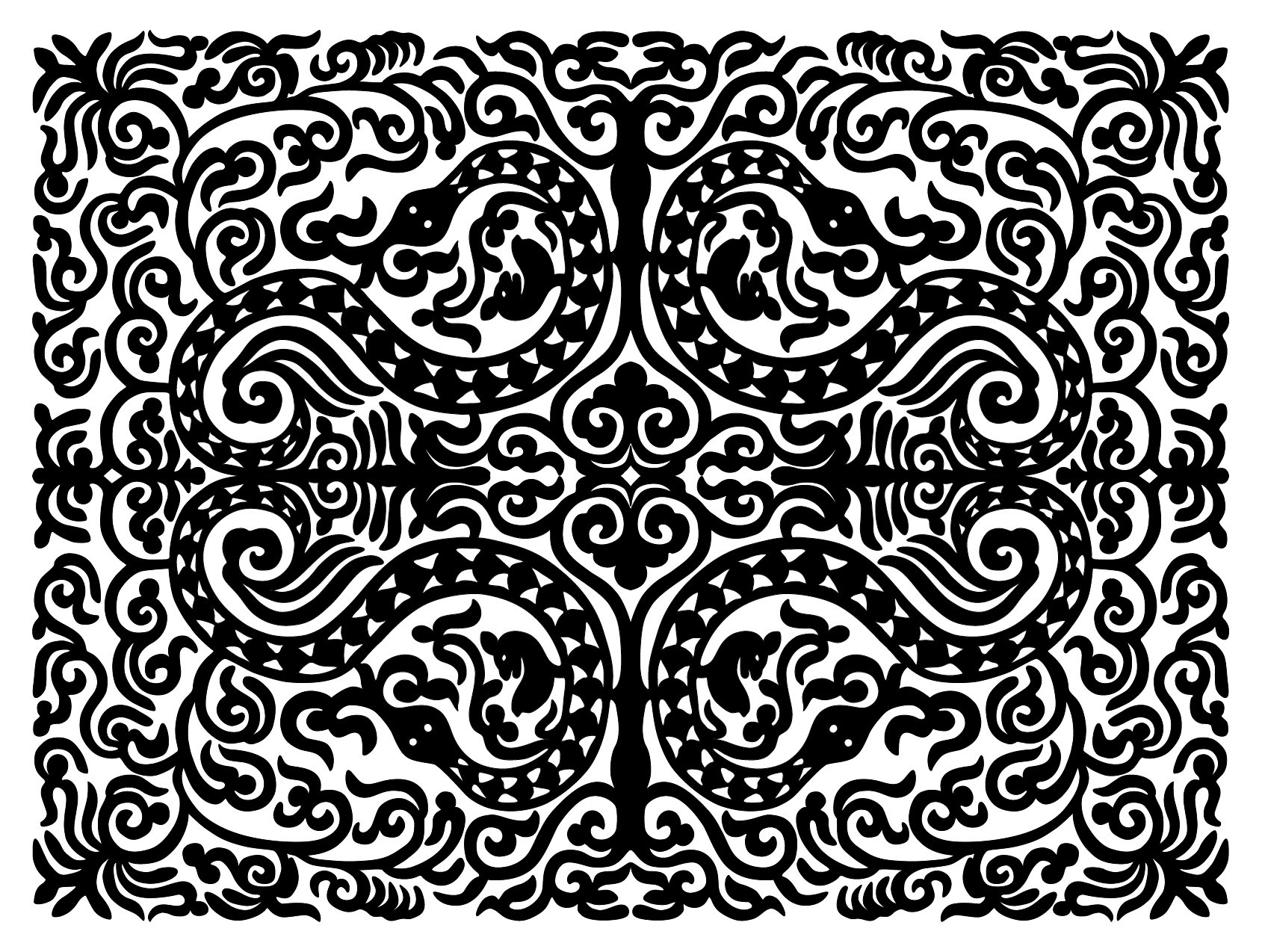 Kazakh pattern