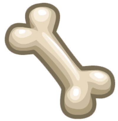 Косточка мультяшная