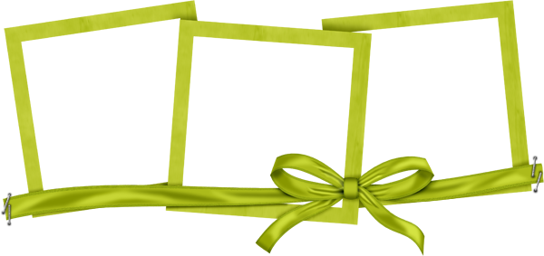 Тройная рамка для фотошопа на прозрачном фоне