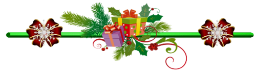 Новогодние разделители для текста