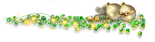 Новогодние линии разделители