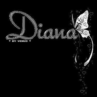 Надписи с именем Диана