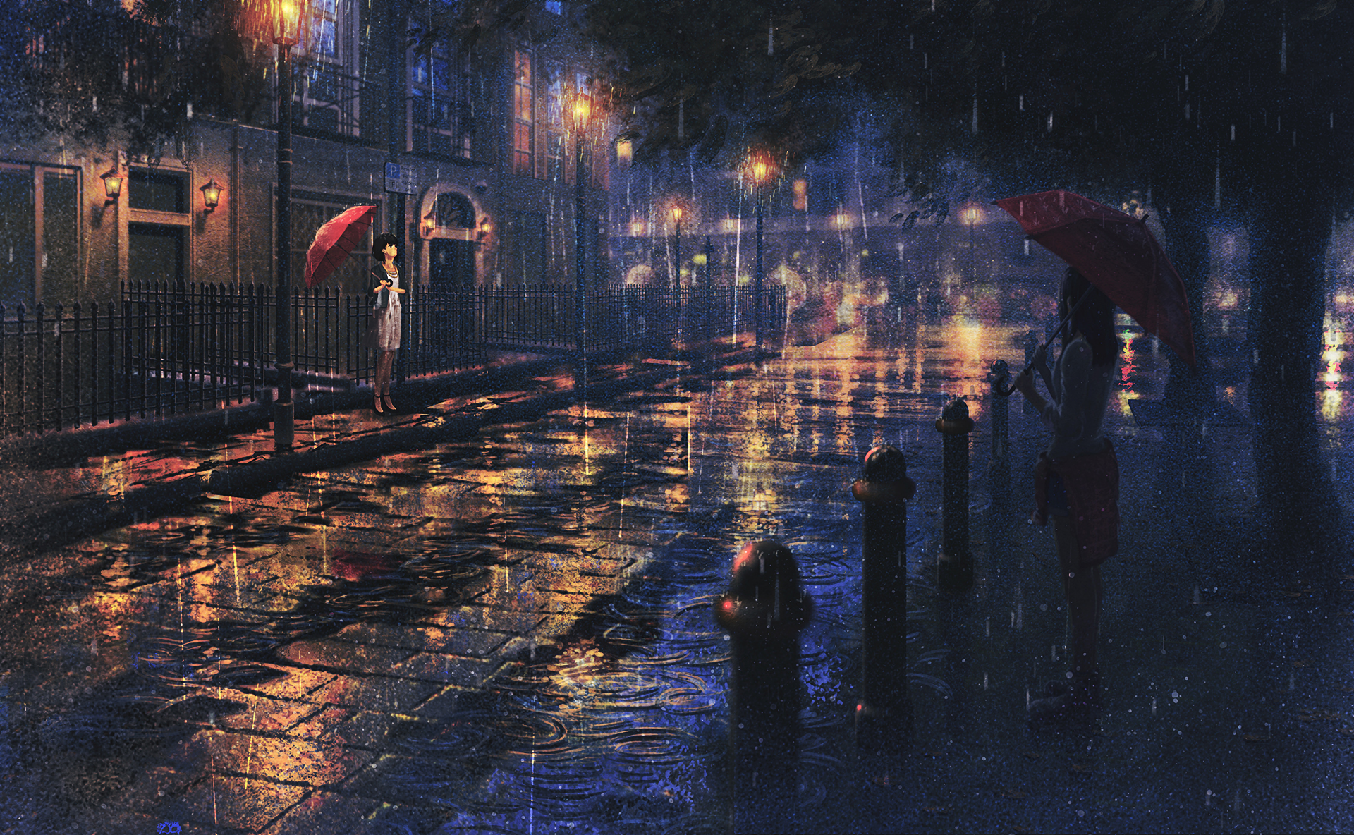 Дождь ночью. "Дождливый вечер". Дождь арты.