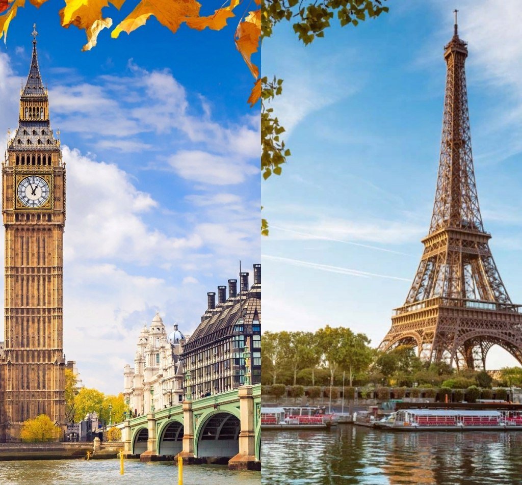 Лондон столица парижа. Londin Parij. Лондон или Париж. Коллаж из достопримечательностей Парижа. Лондон Париж картинки.