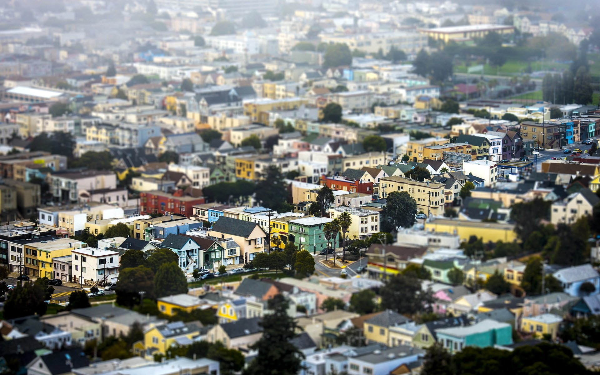 Тегу город. San Francisco Wallpaper.