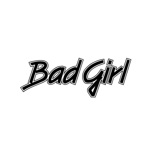 Надпись Bad