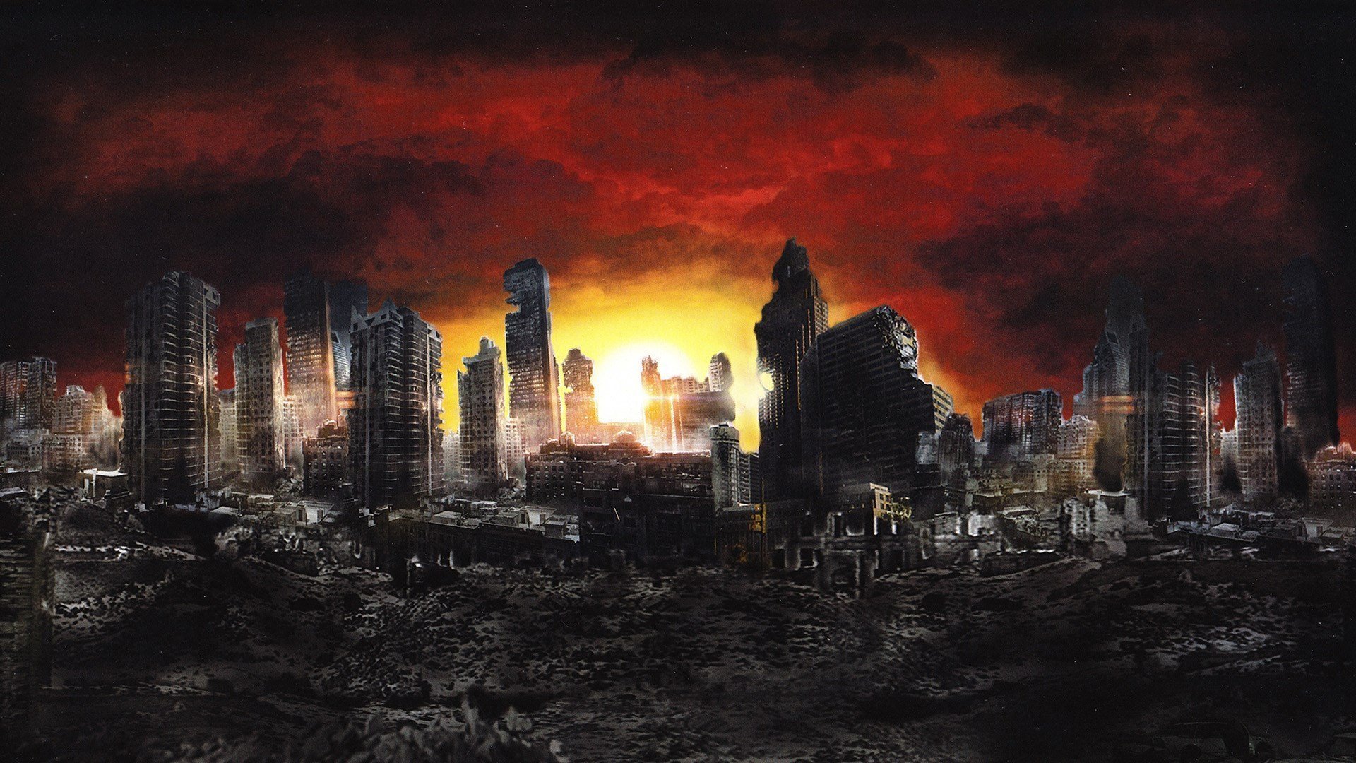 Навел город. Конец света 2020 апокалипсис. Лос Анджелес апокалипсис. Разрушенный город. Постапокалипсис город.