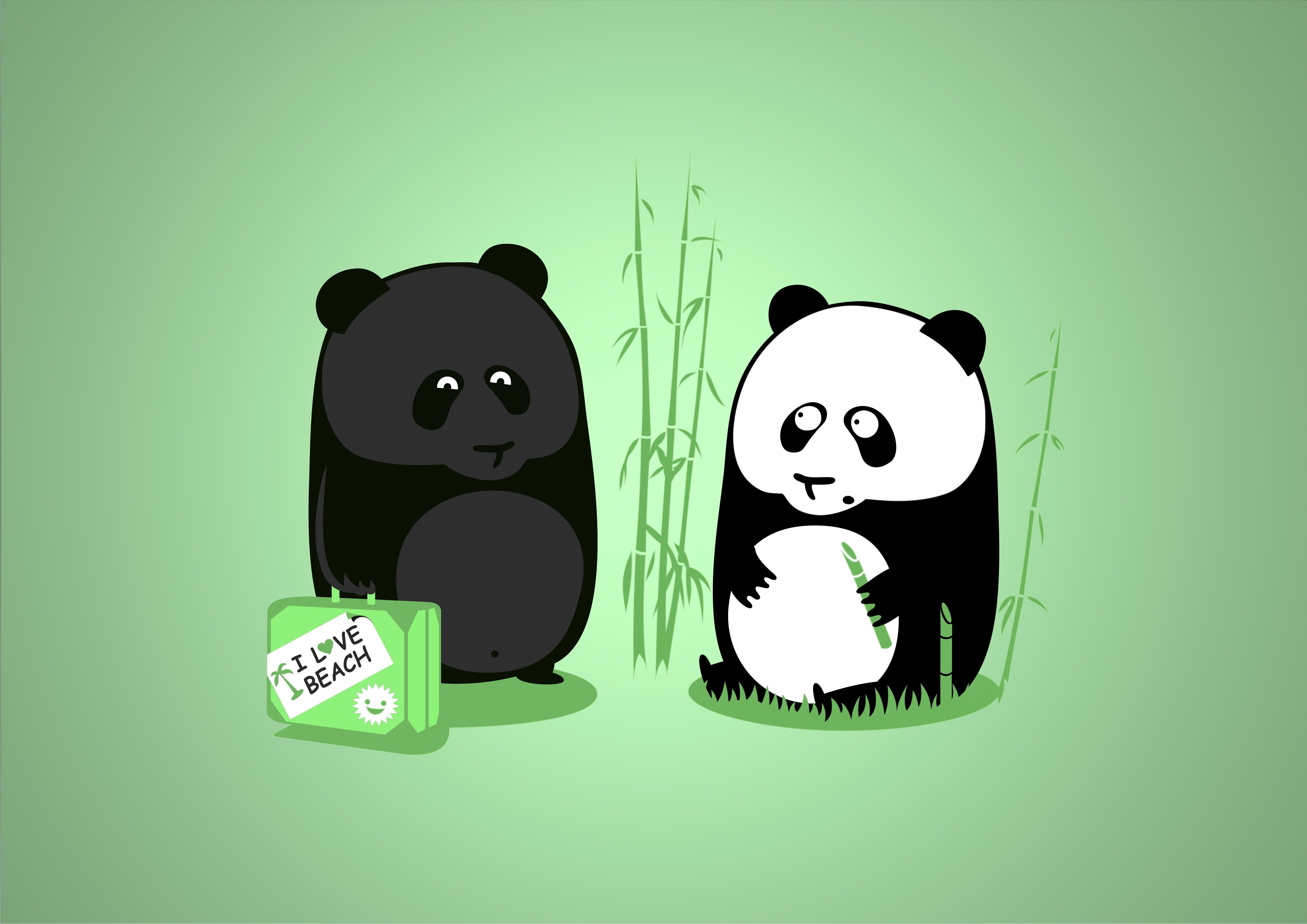 Включи про фоню. Панда рисунок. Панда обои. Обои на рабочий стол Панда. Милые обои на планшет.