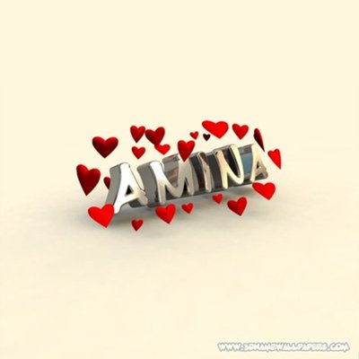 Амина надпись