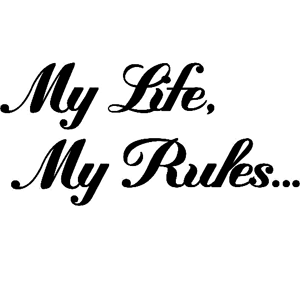 Моя жизнь Мои правила на английском