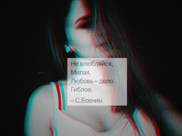Не влюбляйся