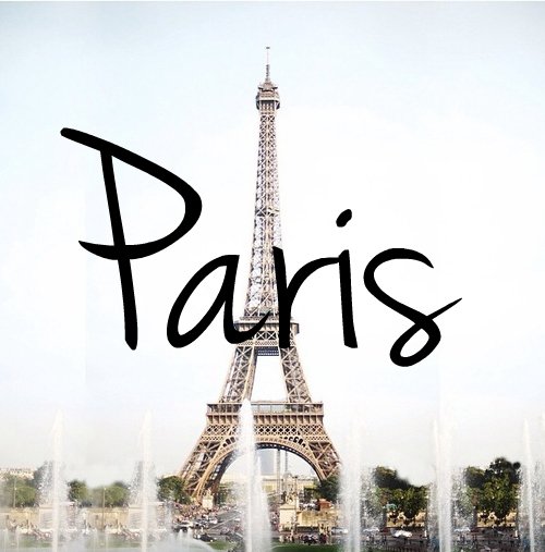 Эйфелева башня надпись