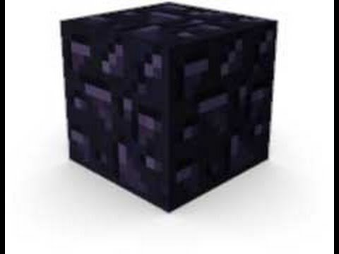 Блок обсидиана в МАЙНКРАФТЕ 2д