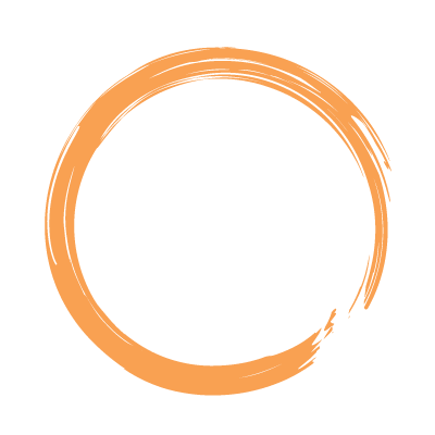 Оранжевый кружок на прозрачном фоне