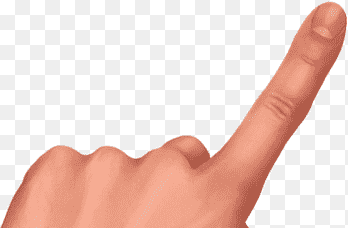 Ребенок с указательным пальцем