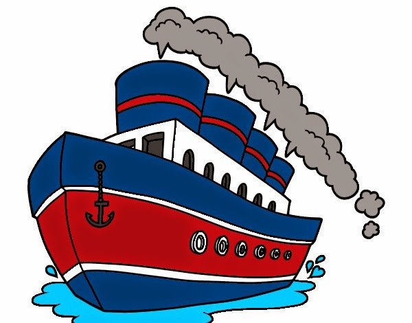 Пароход на прозрачном фоне для детей (42 фото)