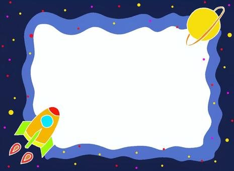 Рамка в космическом стиле