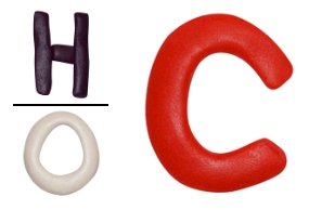 Буквы для пластилина